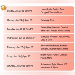 Posh Party LIVE Schedule Release 🥳